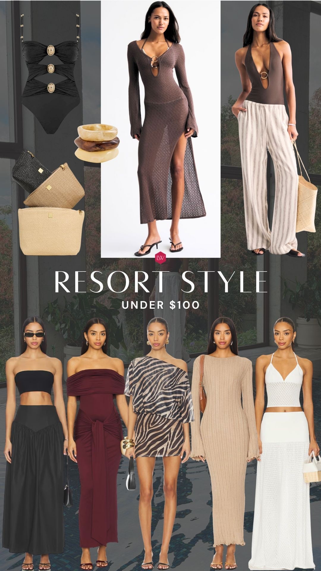 Girl on a budget! Resort style finds under $100! 🐚

#LTKSeasonal #LTKOver40