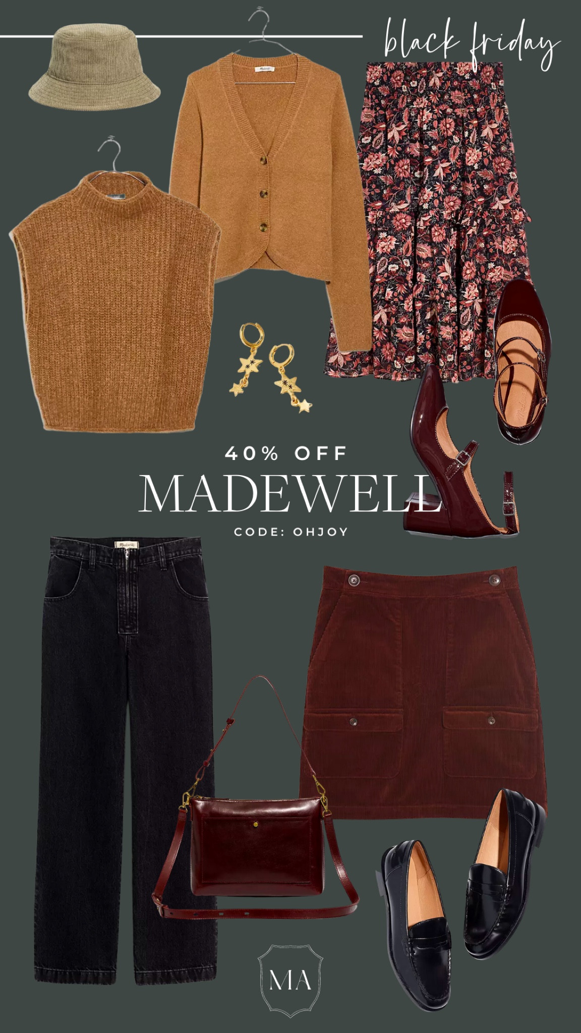 Madewell 40% off Black Friday early access sale! Code: OHJOY

#LTKCyberweek #LTKHoliday #LTKsalealert