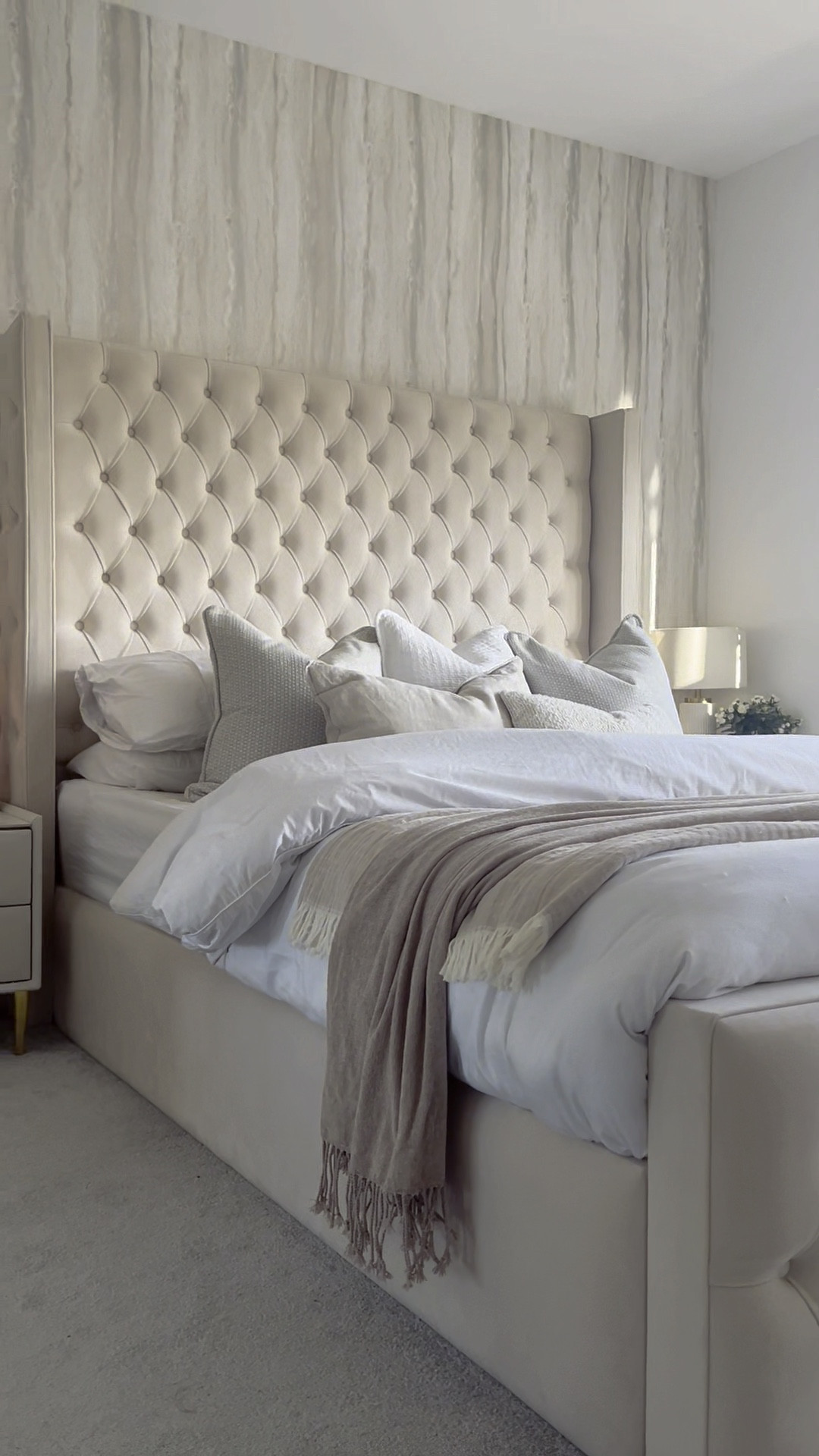 Neutral bedroom styling, luxury bedroom design, master bedroom decor, bedside table decor, neutral home inspo

#LTKuk #LTKluxury #LTKhome