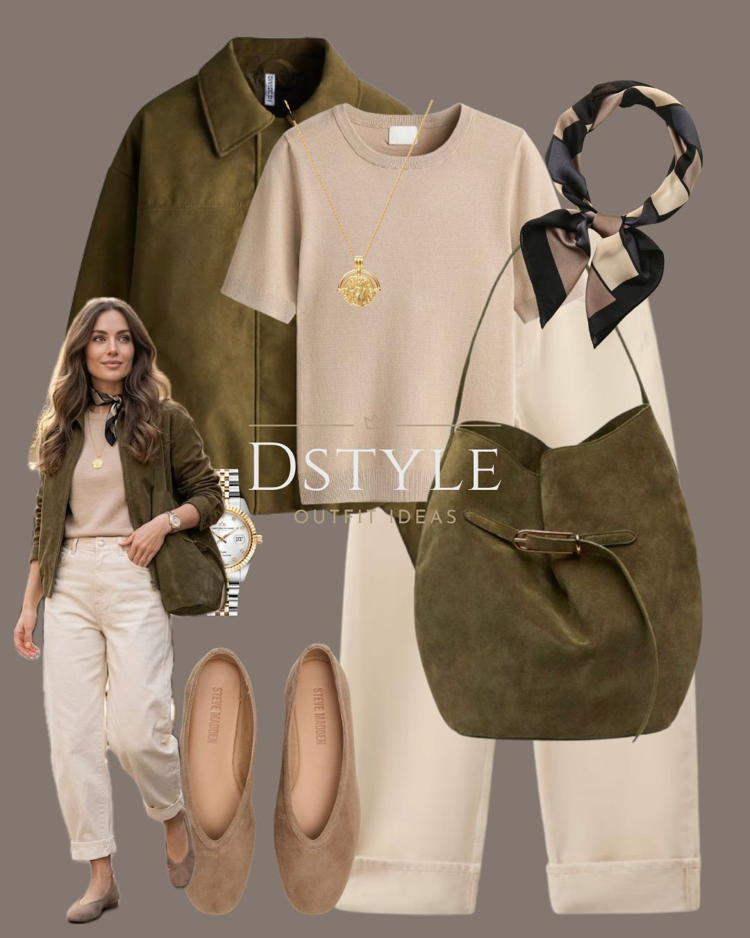 Earthy Tones & Suede 🧥
Style Tip: Don't be afraid to mix different greens! Pairing a sage green suede bag with an olive jacket creates a cohesive, expensive-looking tonal outfit. This bucket bag is roomy, functional, and looks stunning with gold jewelry. 

 

#LTKootd #LTKWorkwear