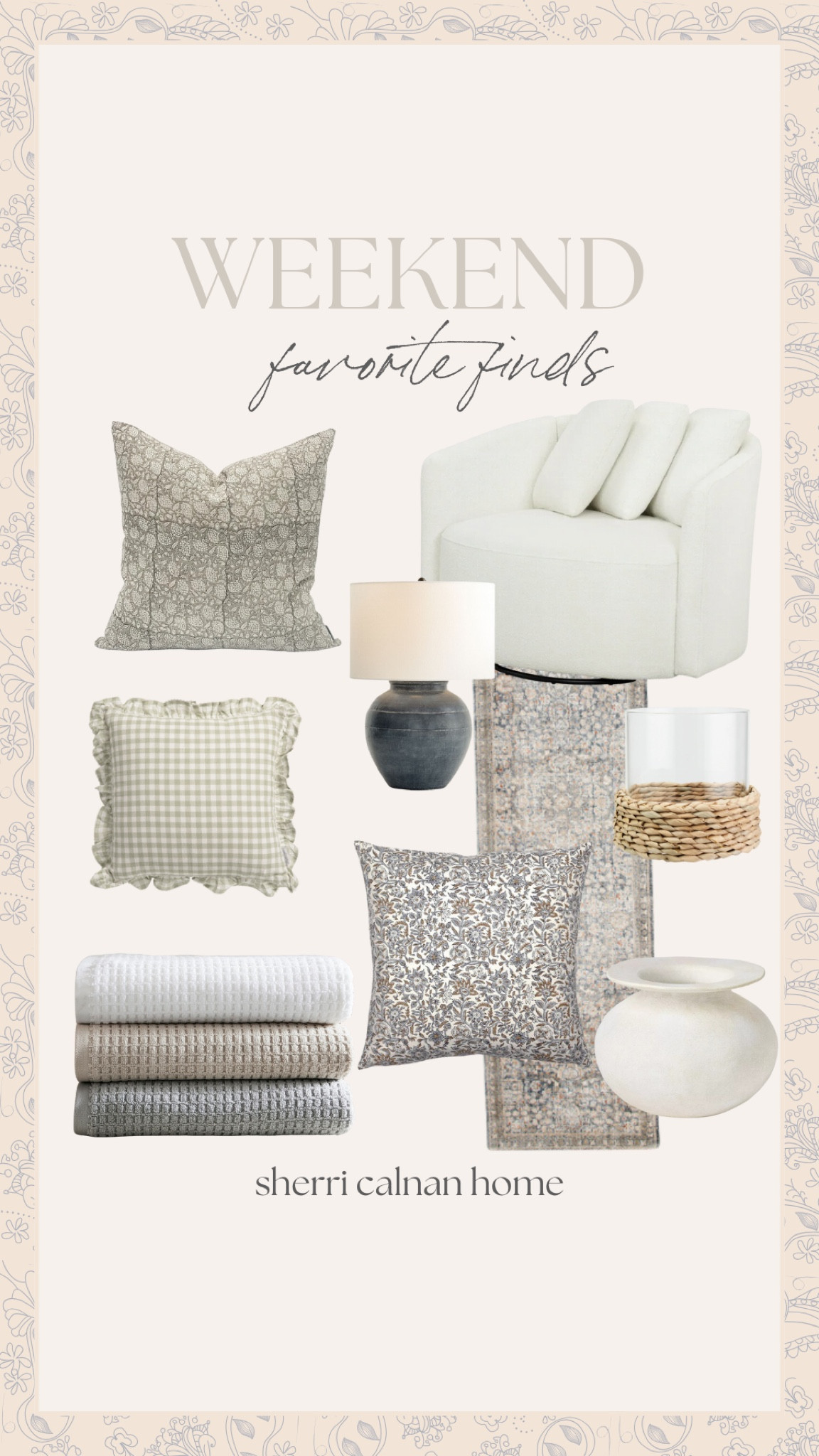 Weekend neutral coastal home favorite finds

#LTKHome #LTKSeasonal