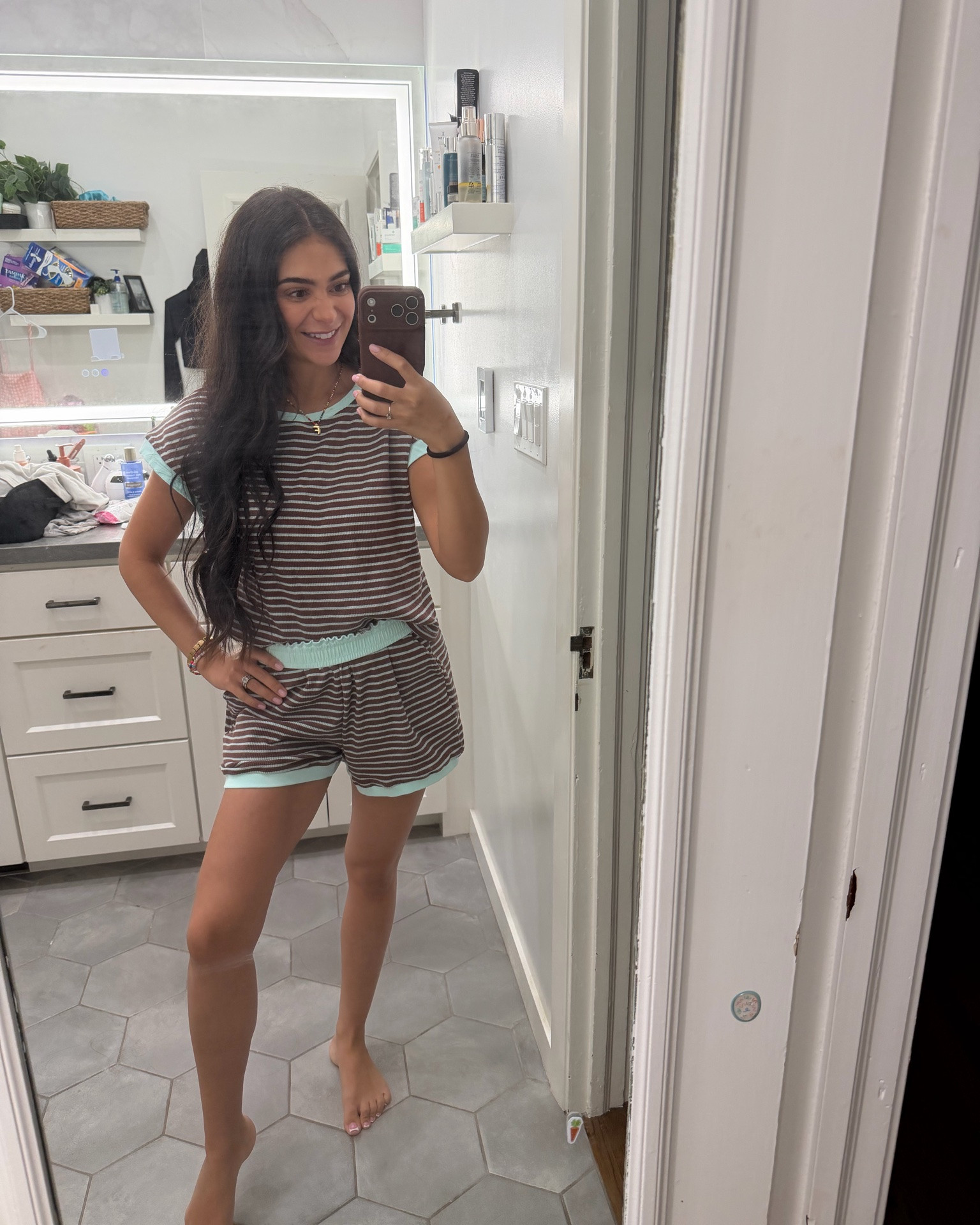 Cute matching set!! ✨🩵

#LTKgrwm #LTKmomlife #LTKmorningroutine