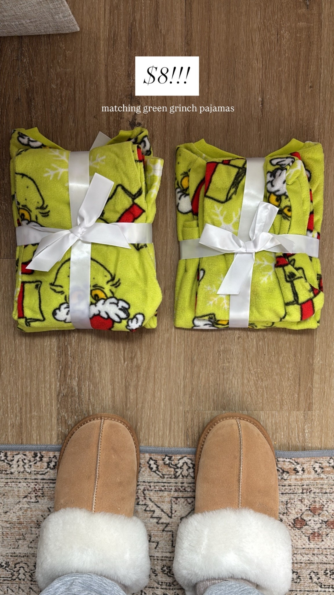 H O L I D A Y S / matching green grinch Christmas pajamas only $8!

Walmart Canada 

#LTKcanada #LTKholiday #LTKfamily