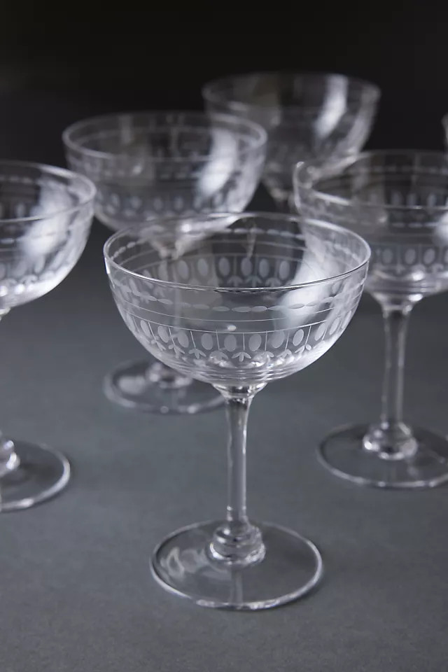 Set of 6 The Vintage List Champagne Saucers | Anthropologie (UK)