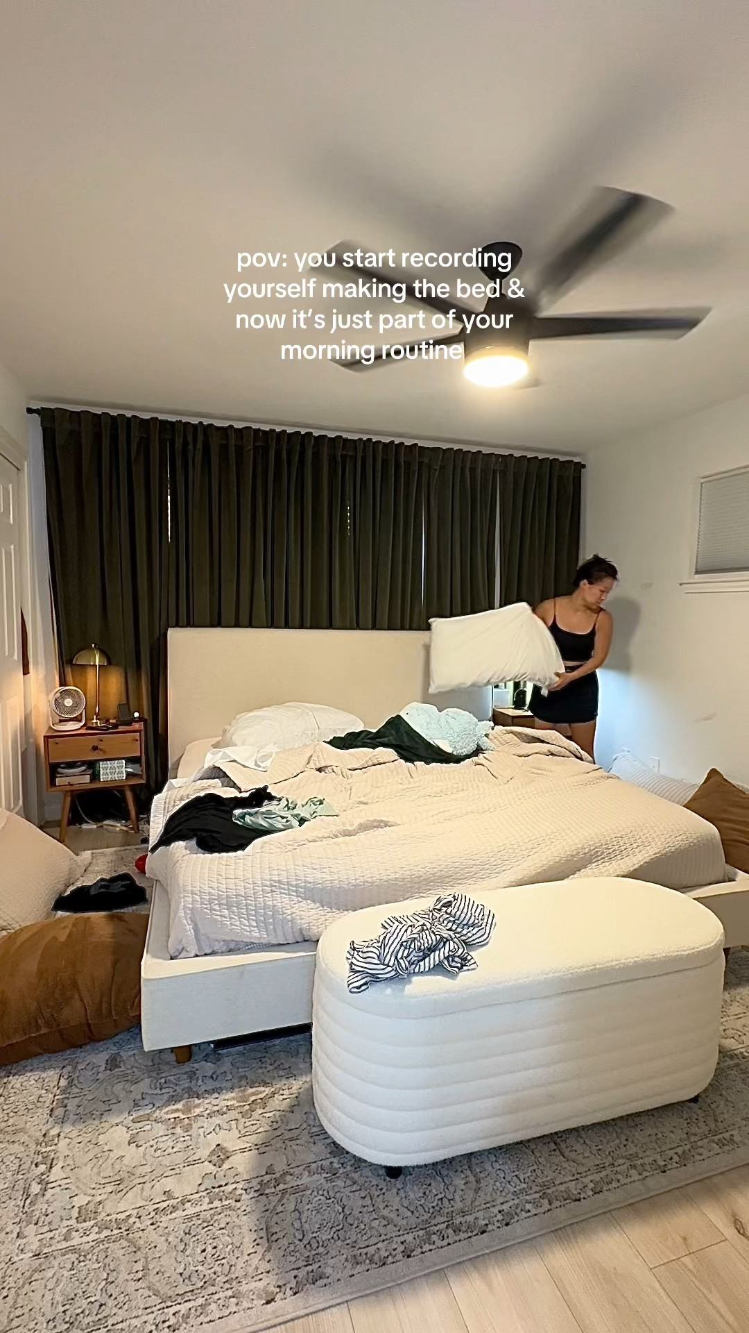 Let’s make the bed :) 

#LTKHome #LTKFindsUnder50 #LTKVideo