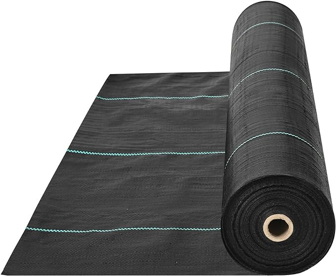 VEVOR Weed Barrier Landscape Fabric, 6*100FT Heavy Duty Garden Weed Fabric, Woven PP Weed Control... | Amazon (US)