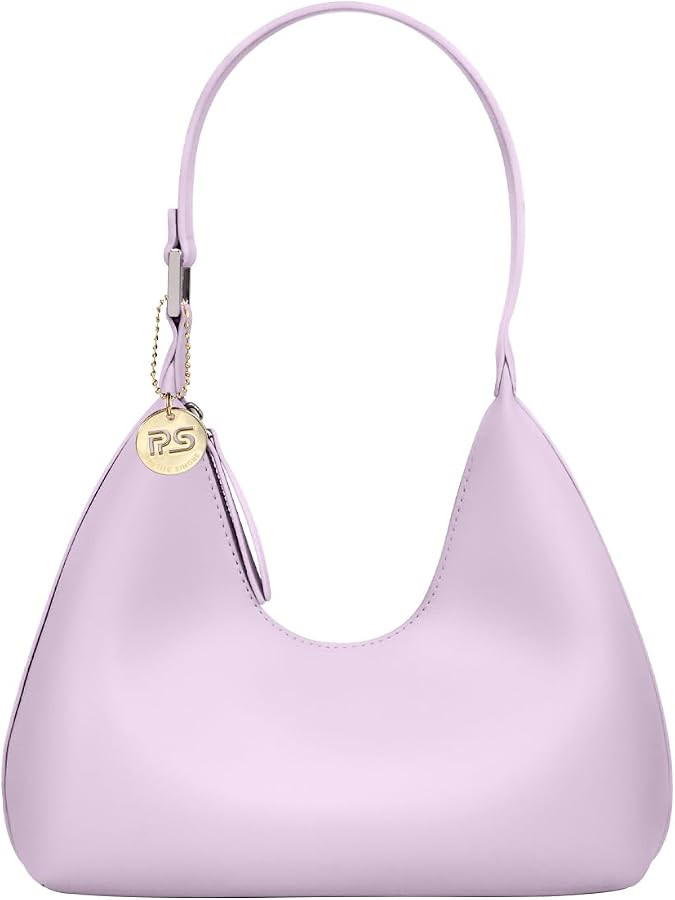 Amazon.com: PS PETITE SIMONE Small Shoulder Bag Purse for Women Freya Trendy Purple Purse Hobo Ba... | Amazon (US)