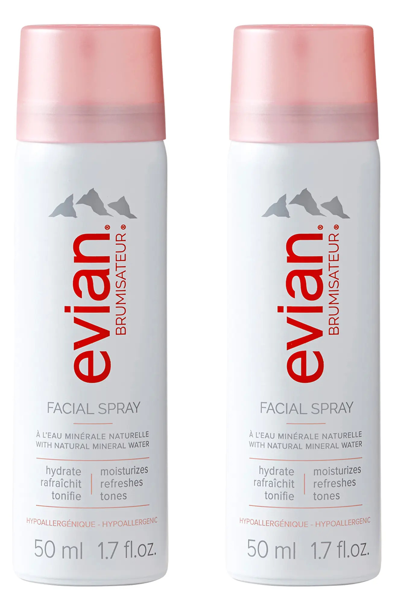 Evian Facial Spray Travel Duo (1.7 oz. each) (Women) | Nordstromrack | Nordstrom Rack