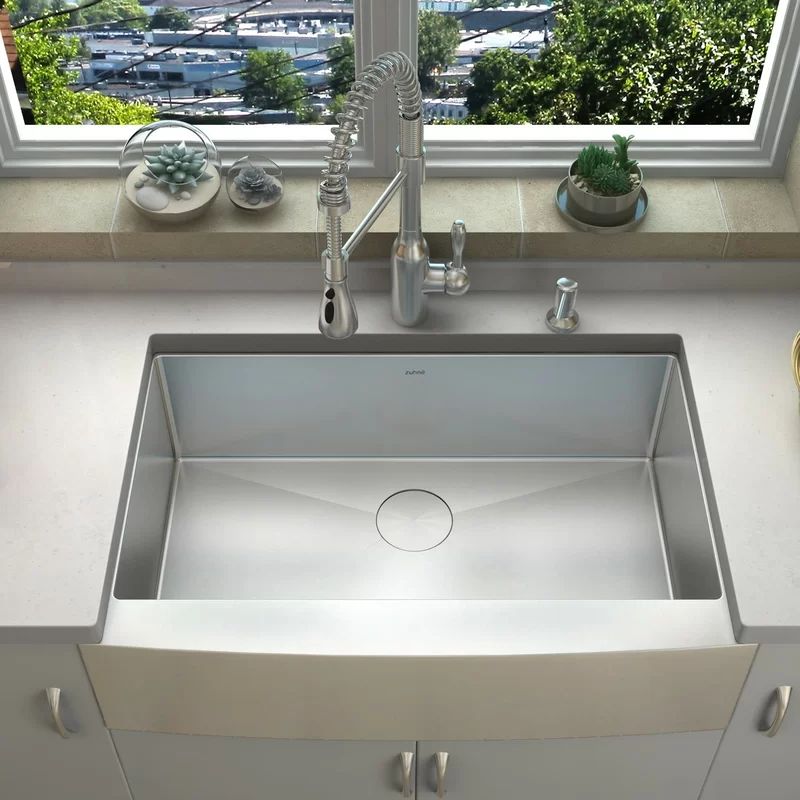 Prato33 33" L x 21" W Farmhouse/Apron Kitchen Sink | Wayfair North America