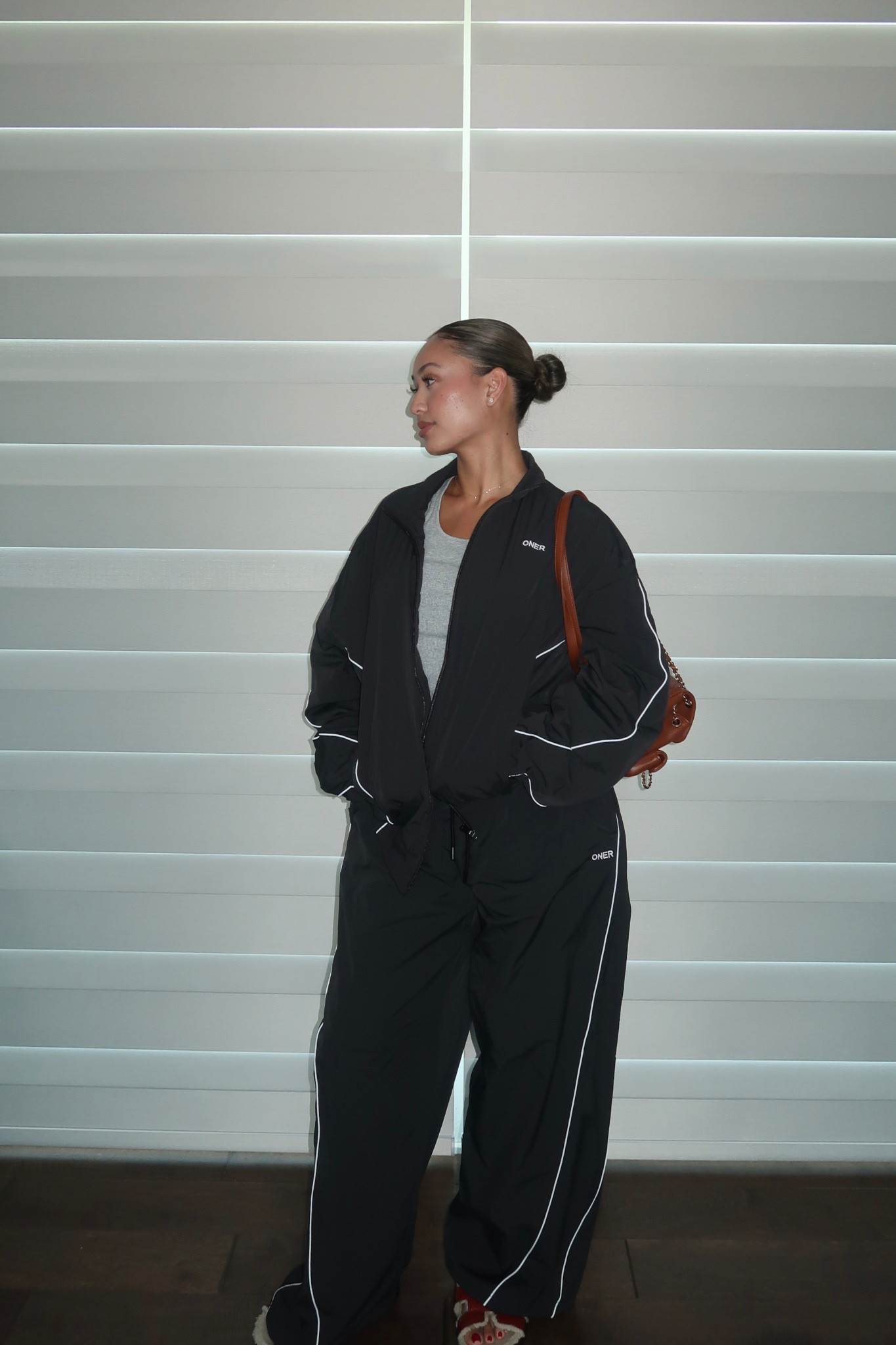 tracksuit: oner active jacket: small bottoms: medium (reg) 

#LTKU #LTKFindsUnder100 #LTKStyleTip