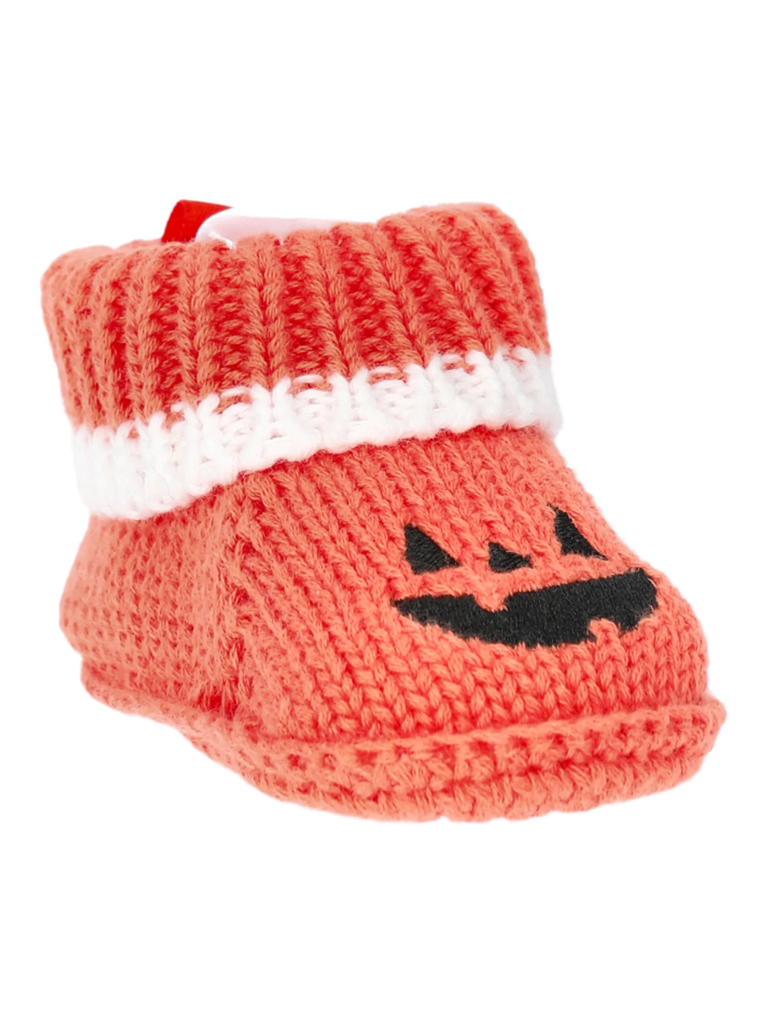 Carter's Child of Mine, Infant Baby Unisex Knit Halloween Pumpkin Bootie, Sizes Newborn-6 Months | Walmart (US)