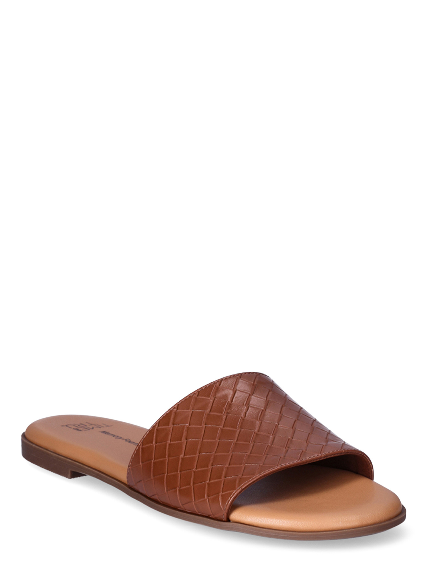 Time and Tru Women's Woven Slide Sandals | Walmart (US)