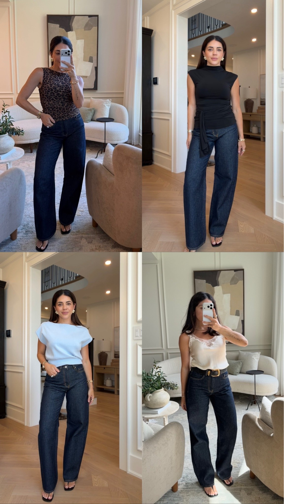 Loving these dark denim jeans - they’re perfect for the fall!
Wearing size 25

#LTKfall #LTKworkwear #LTKjeans