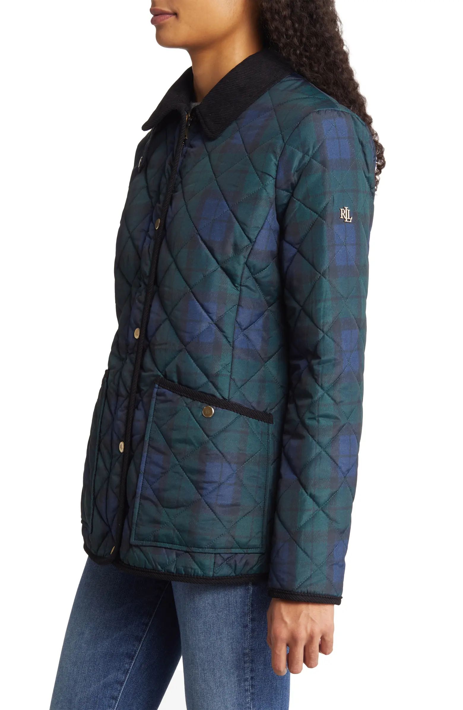 Plaid Quilted Coat | Nordstrom