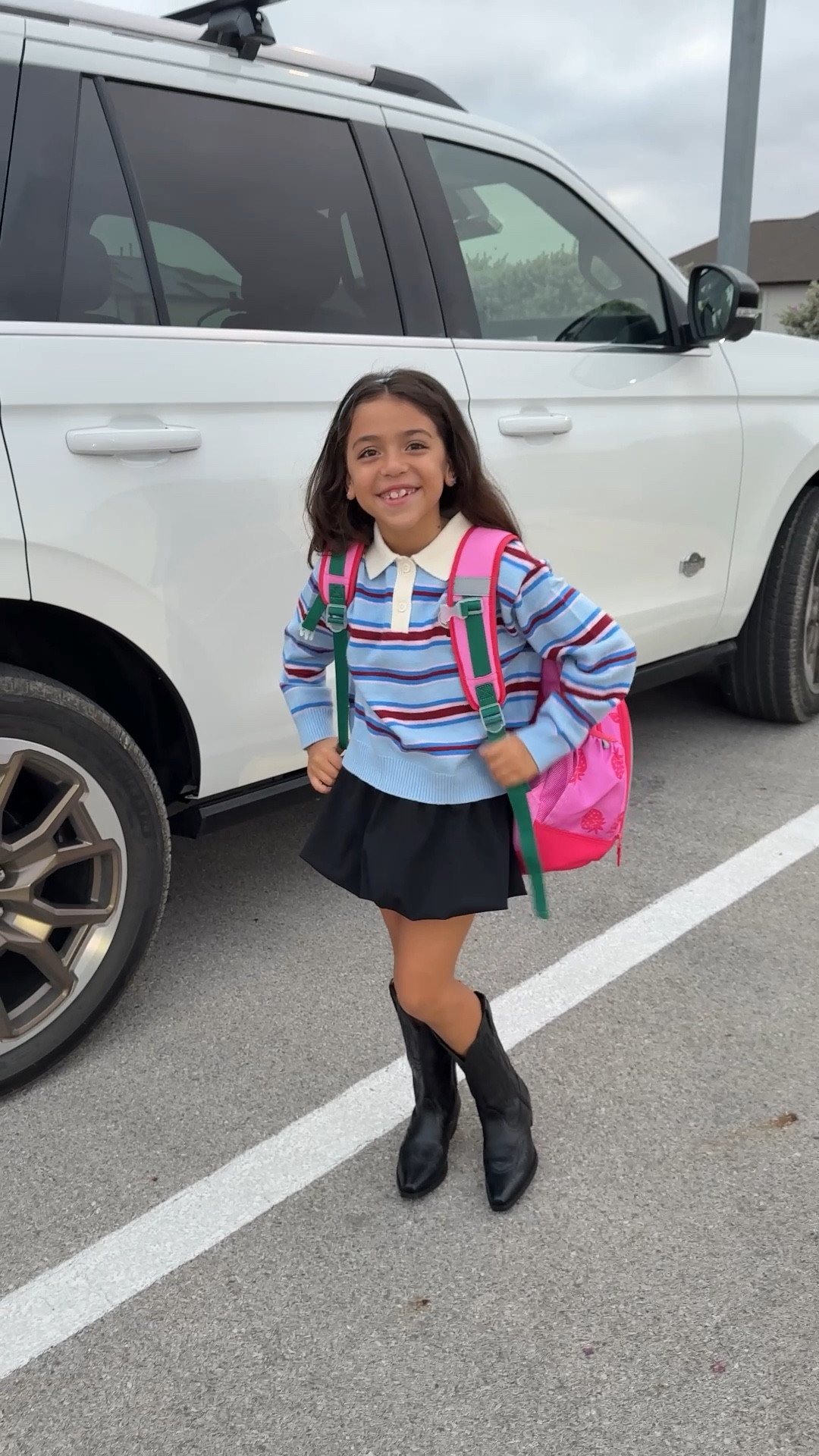 Finding her own style and I love it #zara #boots #sweater #kids 

#LTKFallSale #LTKFamily #LTKKids