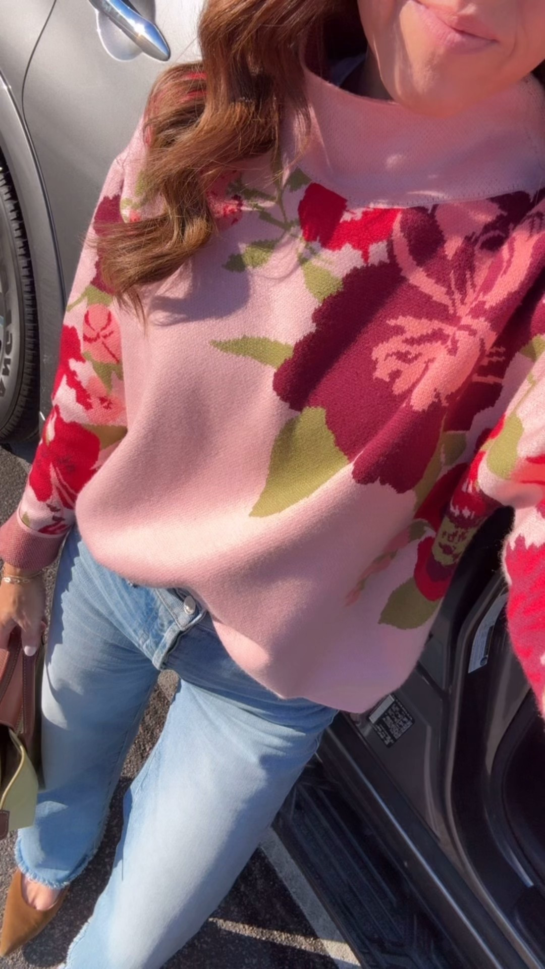 Today’s outfit. What I’m wearing. Outfit of the day. Anthropologie Carys mock neck. MOTHER jeans. 
Sweater XS. Jeans TTS, 25

#LTKootd #LTKSeasonal #LTKPetite