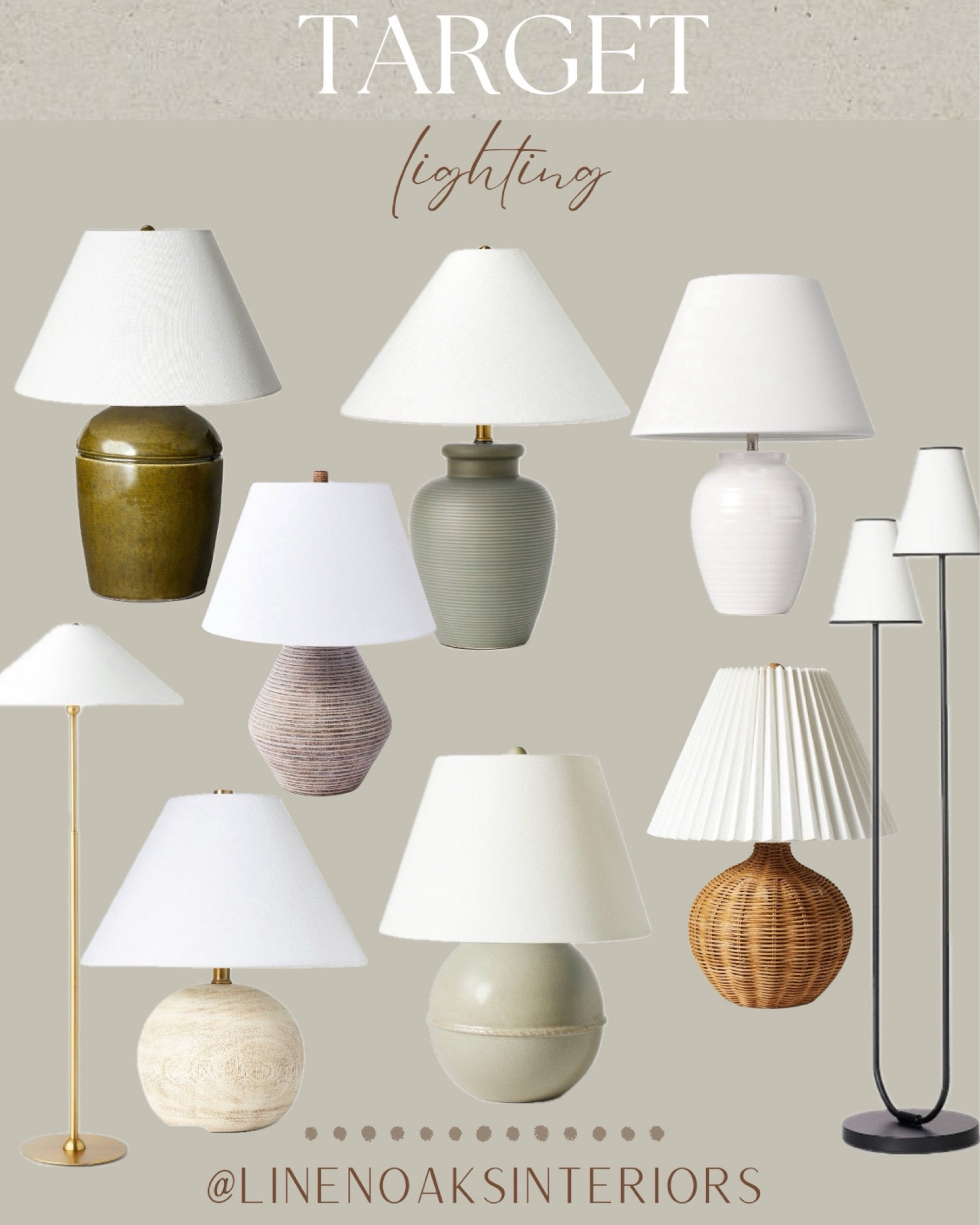 -Head Floor Lamp with Trimmed  curated on LTK