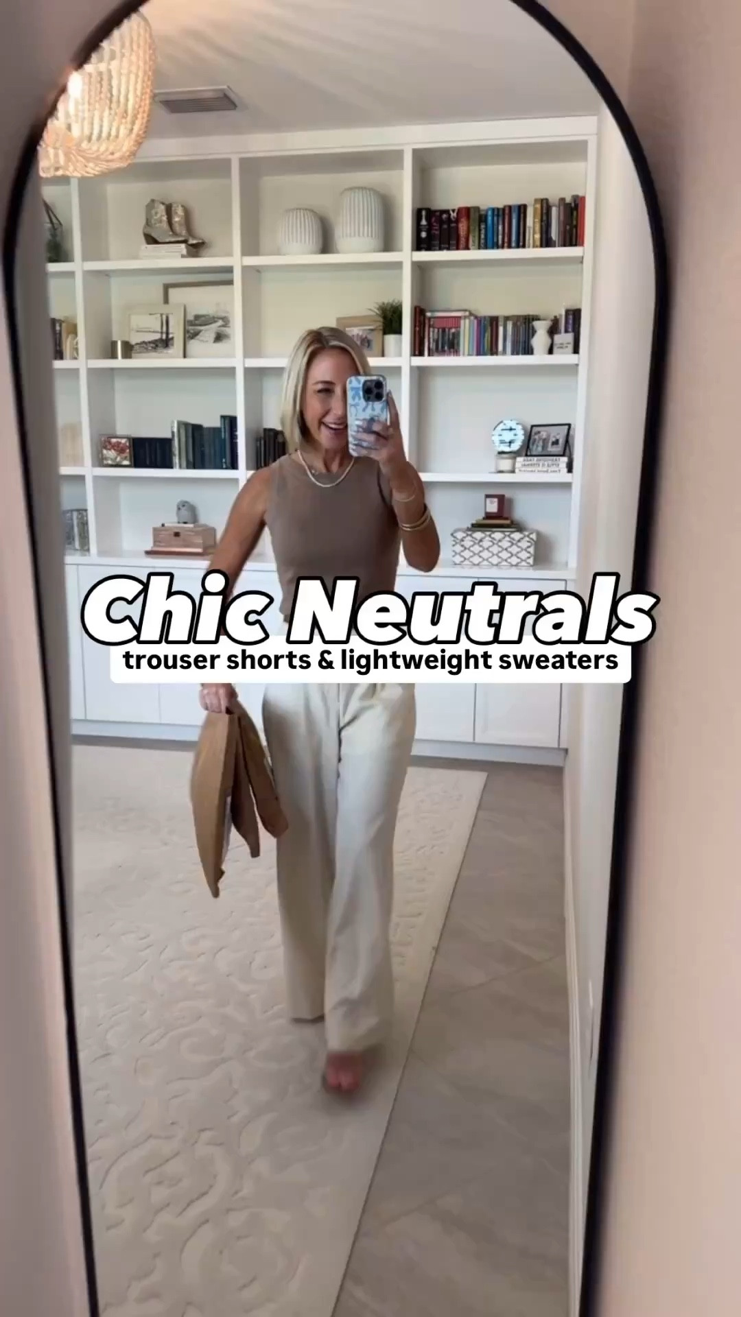 Chic Neutrals - trouser shorts and lightweight sweaters: * Linen Blend Wide Leg Trousers - size XS. 6 colors. * Wool Blend Sweater Tank - size XS. 26 colors. Linen Blend Trouser Shorts - size XS (Khaki). 6 colors. Lightweight Short Sleeve Sweater - size XS. 38 colors (depending on size). Linen Blend Trouser Shorts - size XS (Navy). 6 colors. Wool Blend Sweater Tank - size XS. 26 colors. Elbow Sleeve Oversized Sweater - size Small. 4 colors. 

 

#LTKootd #LTKSeasonal #LTKOver40