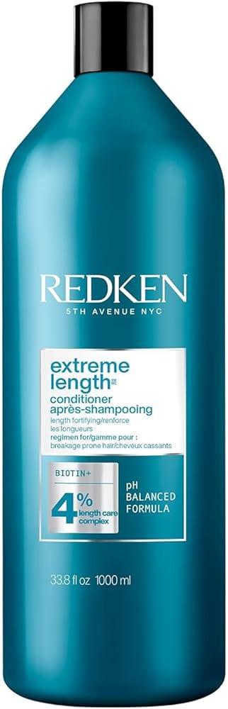 Redken Extreme Length Biotin Conditioner For Longer Hair – Promotes Healthy Hair Growth, Streng... | Amazon (US)