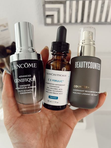 Skincare favorites I’ve been loving during pregnancy! I use the Youth Activating Concentrate in the morning after Skinceuticals C E Ferulic and it’s helped so much with my skin texture and fine lines. The BeautyCounter peel is a must every other night as a retinol alternative. 

#LTKstyletip #LTKbump #LTKbeauty