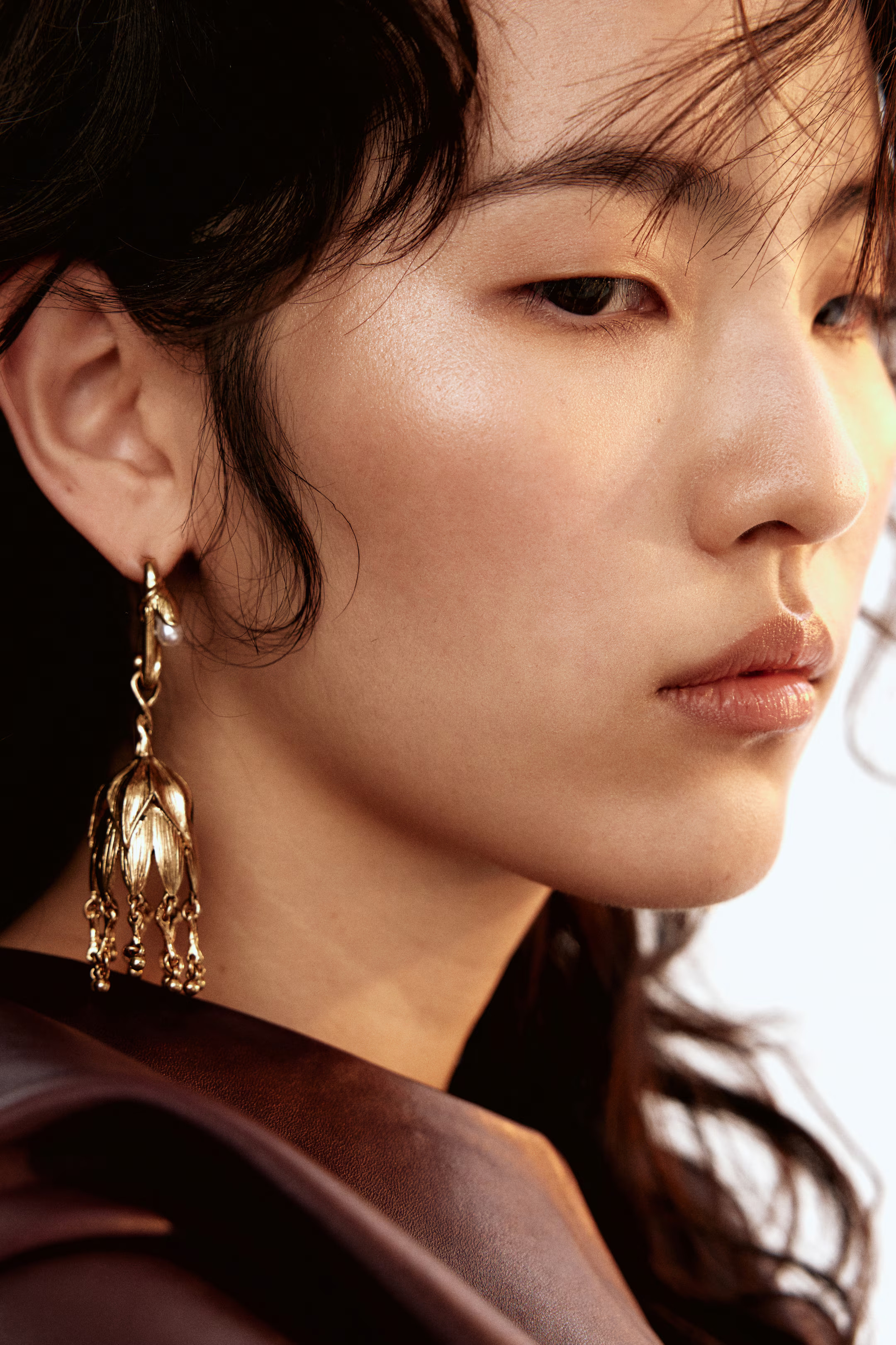 Flower-Shaped Dangle Earrings | H&M (US + CA)
