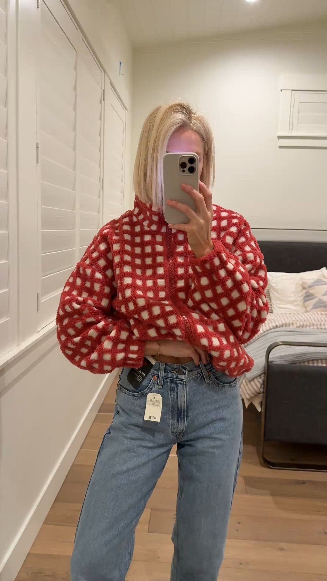 New Levi’s dad jeans on Amazon + checked  Sherpa jacket. I sized up in the jeans from a 27 to a 28, and the Sherpa fleece  fits true to size and I’m wearing a medium.


#LTKOver40 #LTKootd #LTKgrwm