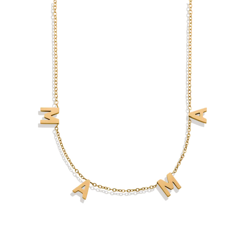 The MAMA Letter Necklace | Mint & Lily