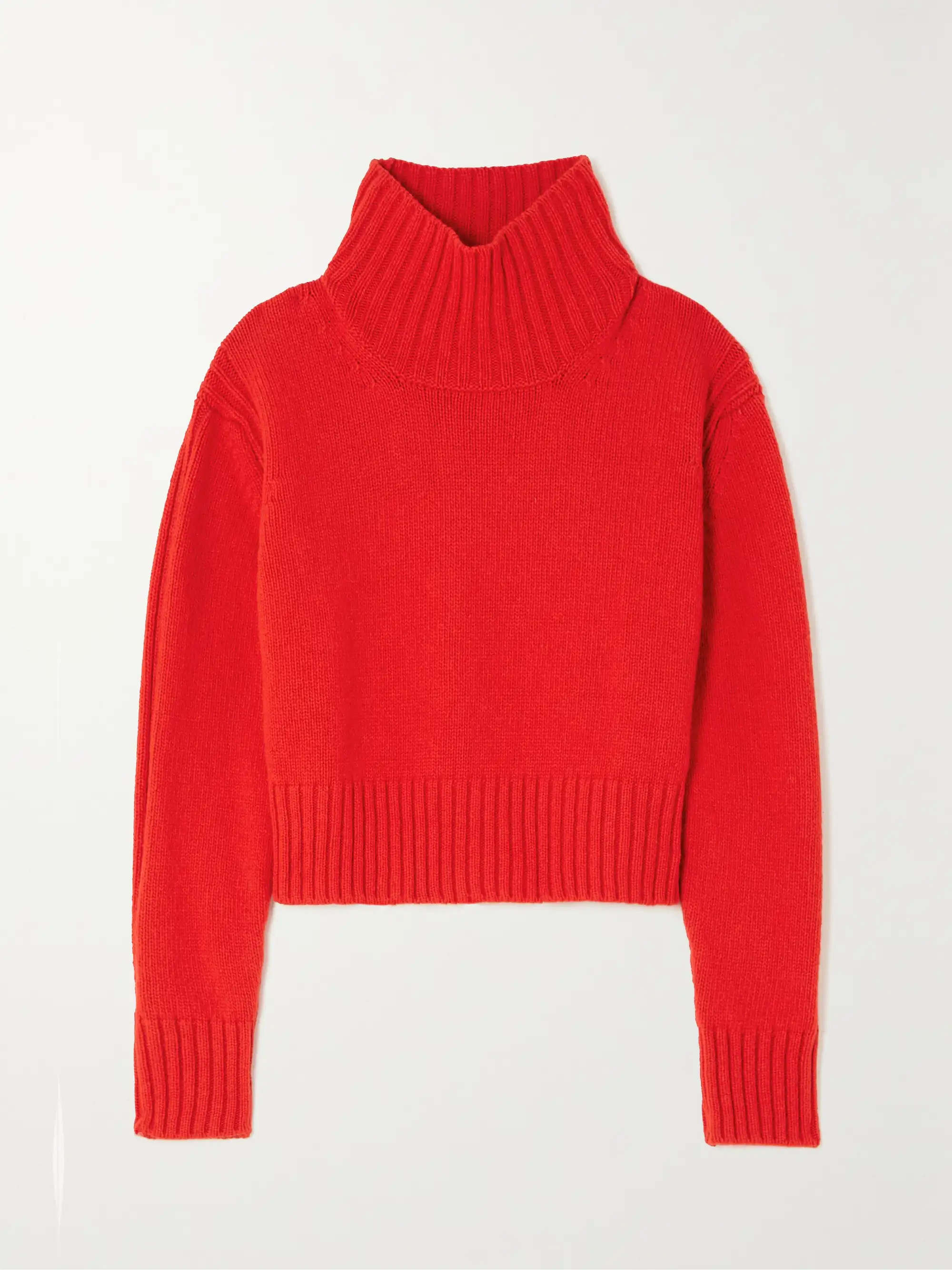 + NET SUSTAIN Fintra cropped wool turtleneck sweater | NET-A-PORTER (US)