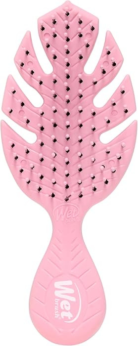 Wet Brush Go Green Mini Detangler, Pink - Detangling Travel Hair Brush - Ultra-Soft IntelliFlex B... | Amazon (US)
