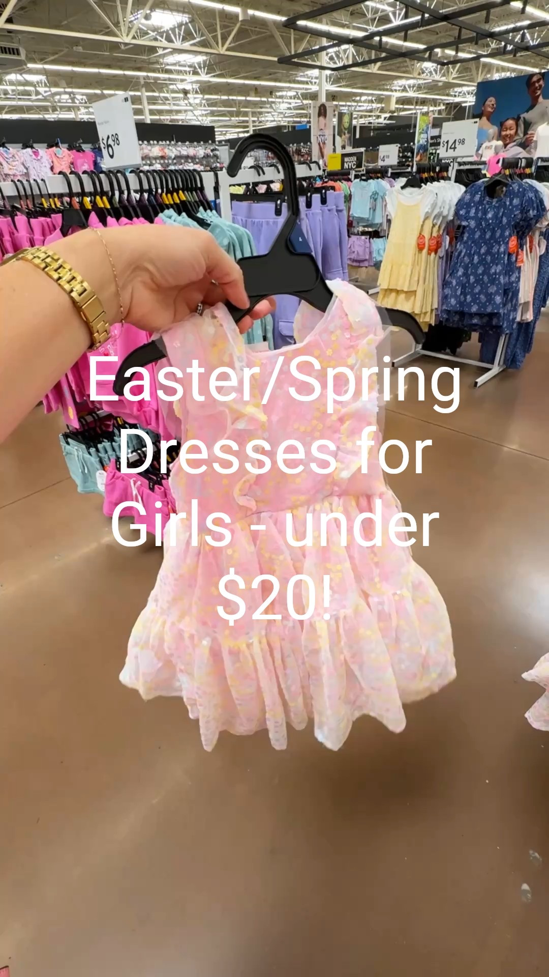 Adorable girls Easter 
/Spring dresses for under $20! I grabbed the pink and purple for my 8 year old 😍 Walmart fashion, girls outfits, spring style

#LTKKids #LTKSeasonal #LTKWatchNow