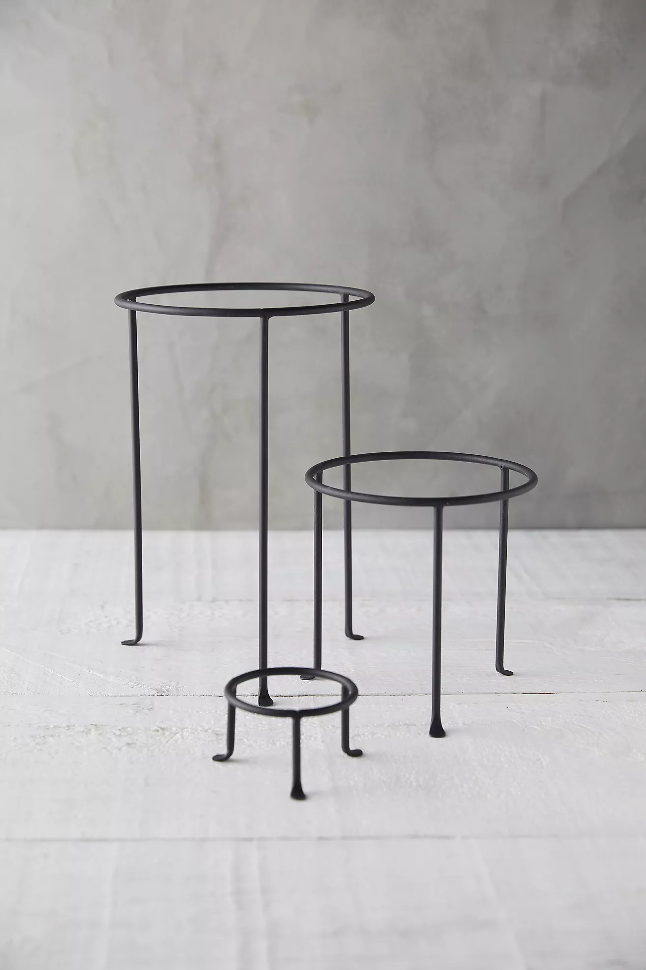 Matte Black Plant Stand, Tall | Anthropologie (US)