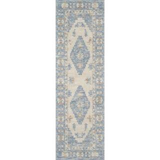 Momeni Anatolia ANA-1 Blue 2 ft. x 8 ft. Runner Rug ANATOANA-1BLU2376 - The Home Depot | The Home Depot