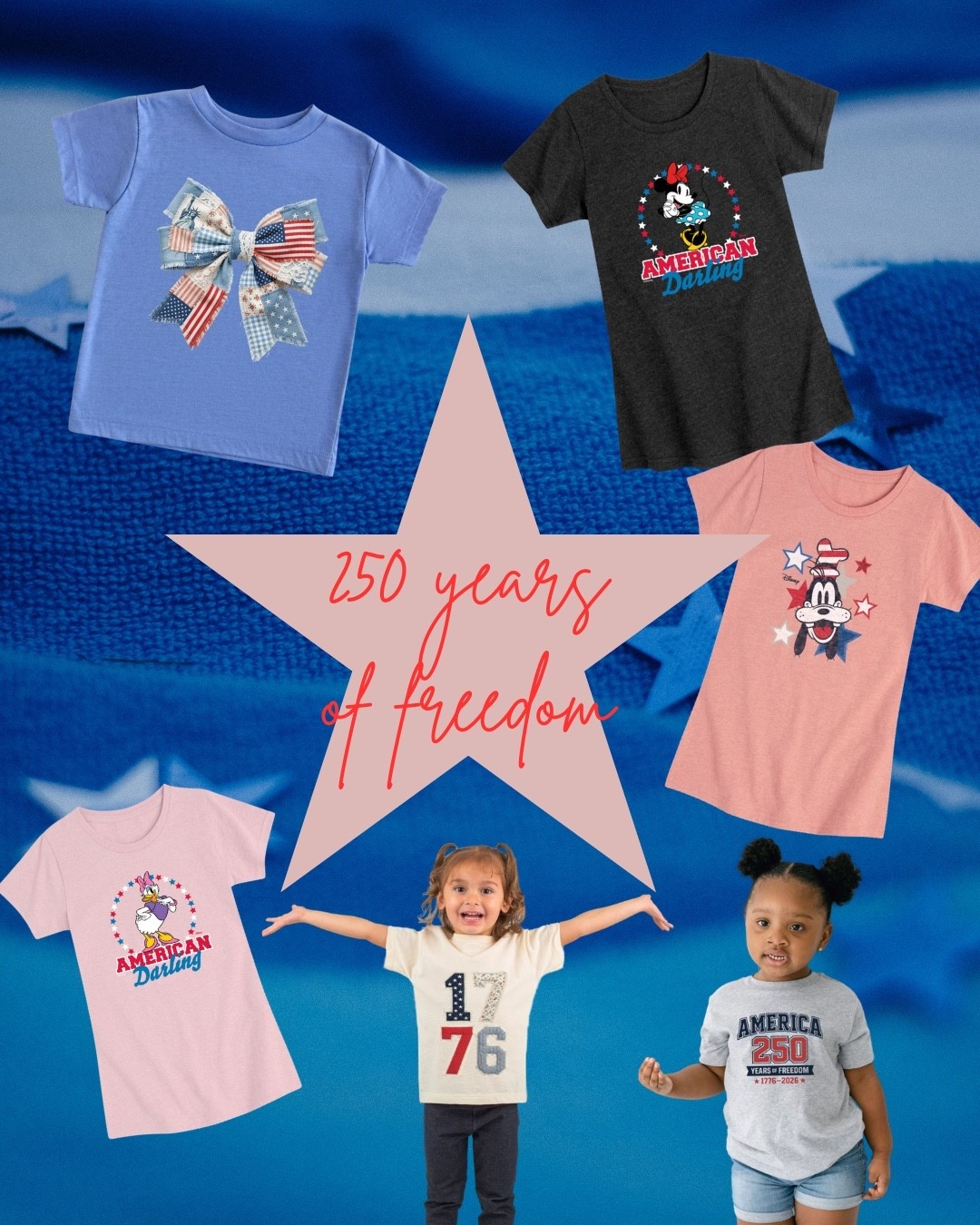 🇺🇸 250 years of freedom, and they’re celebrating in style ❤️🤍💙
These toddler tees are the CUTEST way to show some patriotic pride this year! Perfect for parades, BBQs, and all the summer festivities 🇺🇸✨

Soft, comfy, and made for play — because freedom looks even sweeter on our little ones 🥹

Grab yours before they’re gone!! 👇
#LTKkids #LTKfamily #FourthOfJuly #PatrioticStyle #ToddlerOutfits

#LTKBaby #LTKootd #LTKKids