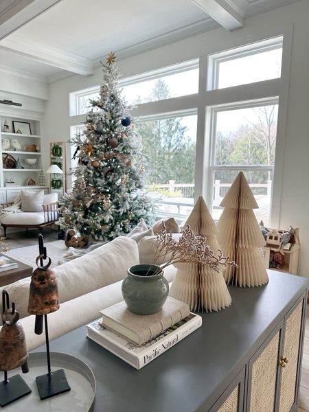 These Accordion paper trees from West Elm are so pretty! I have had them for a few years and they’re the perfect table top decoration during the holiday! I love these hanging bells from House of Jade Home too! #LTKHolidaySale

#LTKHoliday #LTKCyberWeek #LTKsalealert