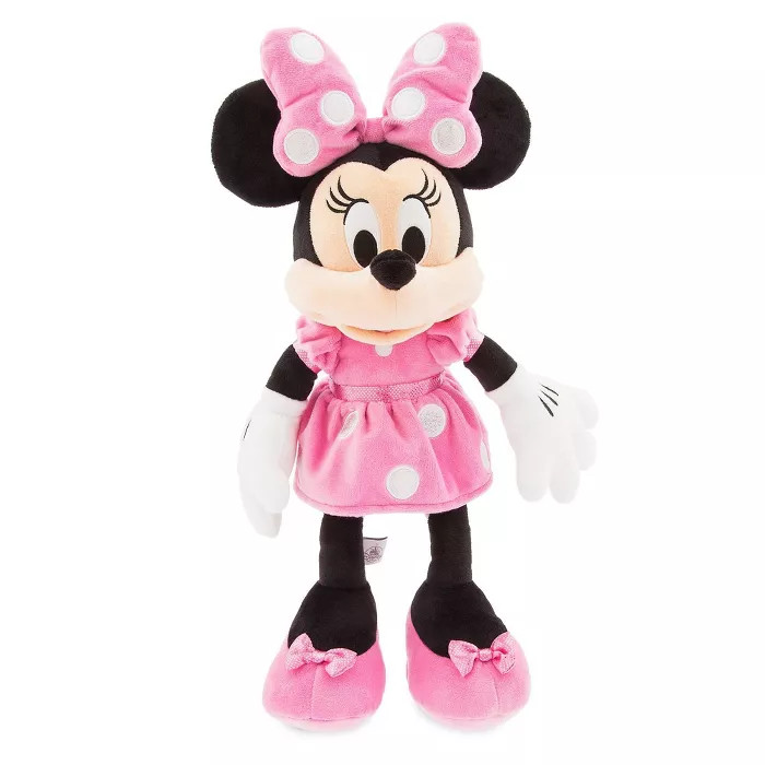 Disney Mickey Mouse & Friends Minnie Mouse Medium 18'' Plush - Pink - Disney store | Target