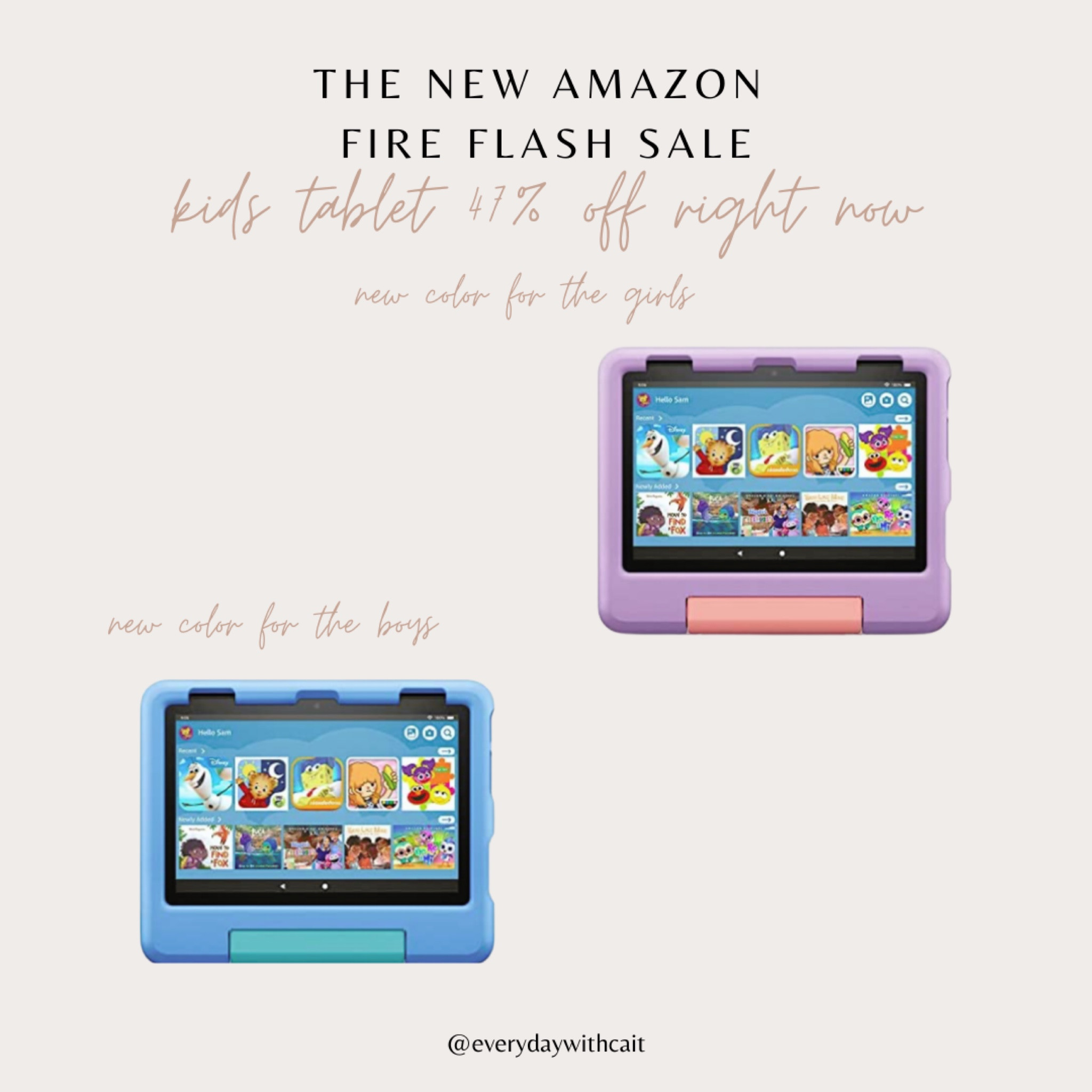 Sale alert! The brand new 8" Amazon kids tablet we love is on flash sale for almost 50% off! Run and grab one for your toddler for the holidays. 

#LTKHoliday #LTKsalealert