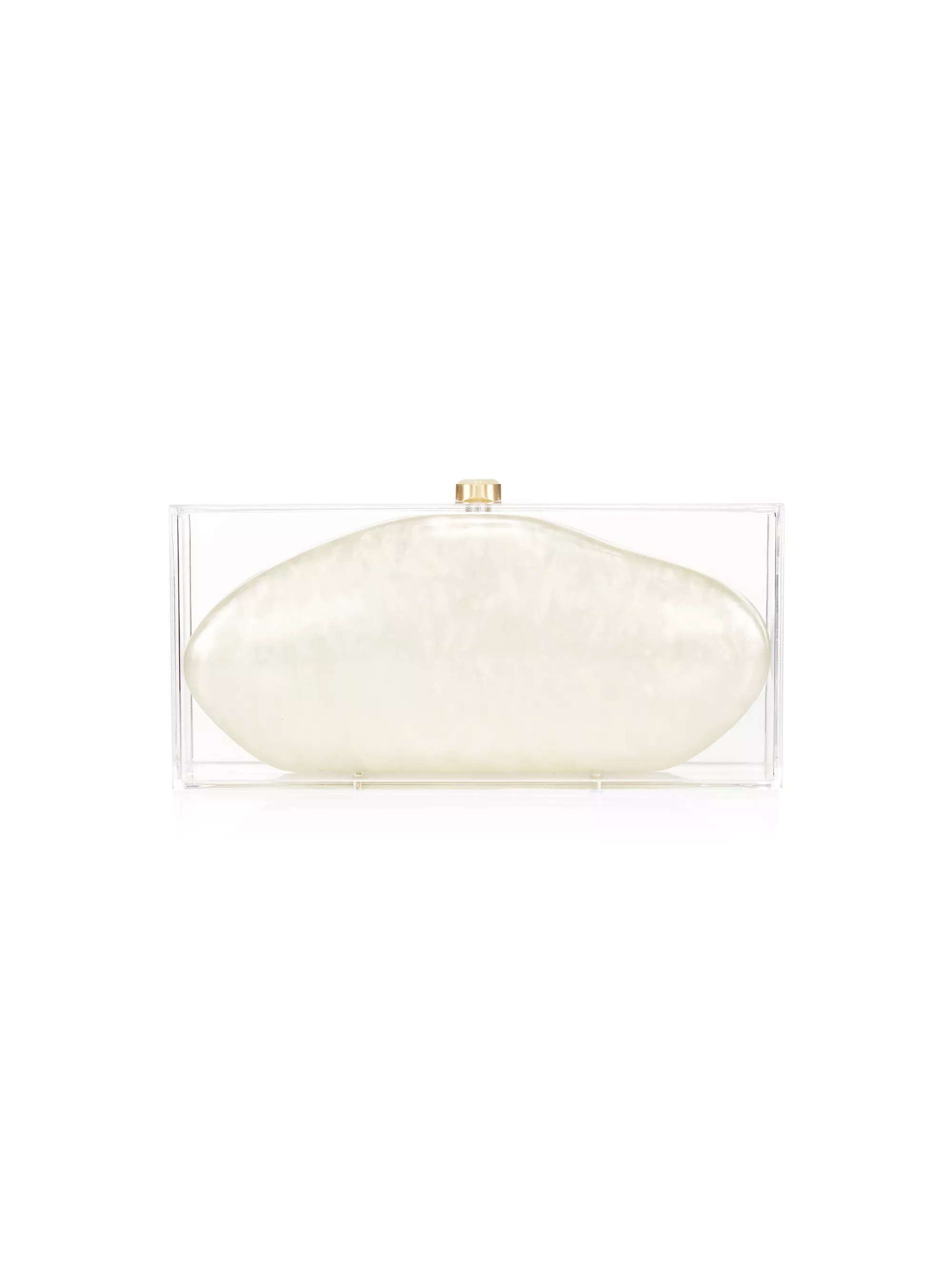 Annika Marbled Acrylic Clutch | Saks Fifth Avenue