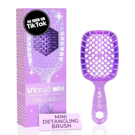 FHI Heat UNbrush Mini Detangler Brush for Pain-Free Brushing on All Wet or Dry Hair Types \u2014 ... | Amazon (US)
