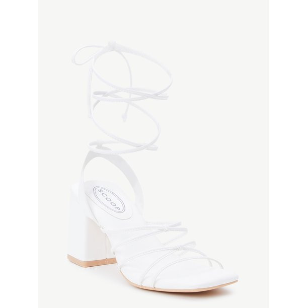 Scoop Women's Strappy Block Heel Sandals | Walmart (US)
