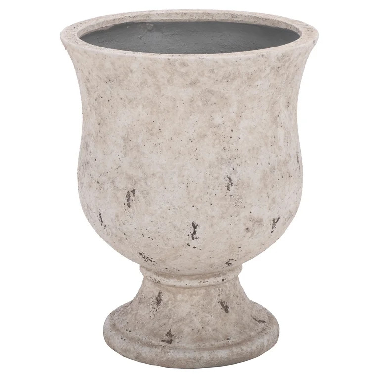 Safavieh Remy Large Antique White Ficonstone Plant Pot | Walmart (US)