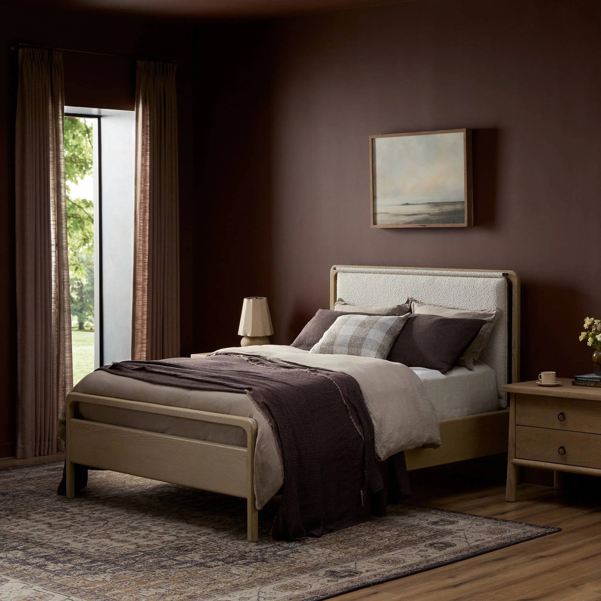 Hecate Bed-Yucca Oak Veneer | Wayfair North America