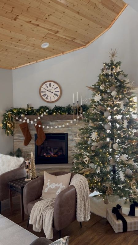 The King of Christmas Trees! 9 ft Rushmore Fir. Prelit with warn lights and quick connect pieces to make you feel like a holiday decorating pro! Cozy Christmas at the lake. 🌲

#LTKHoliday #LTKhome #LTKCyberWeek