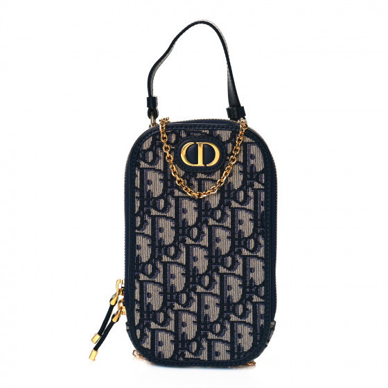 CHRISTIAN DIOR

Oblique 30 Montaigne Phone Holder Blue | Fashionphile