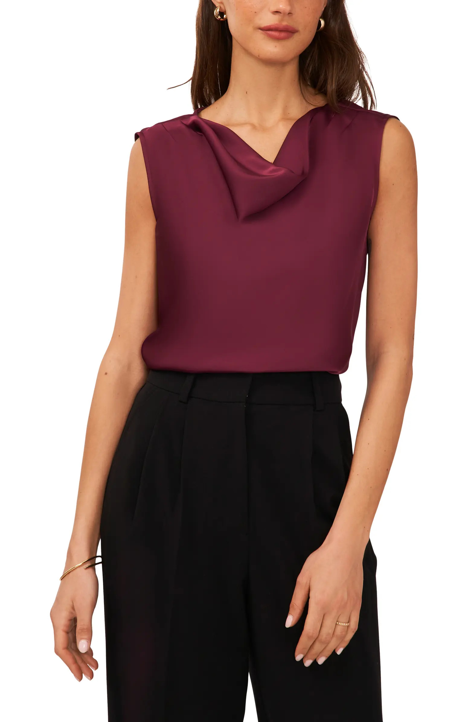 Cowl Neck Sleeveless Top | Nordstrom