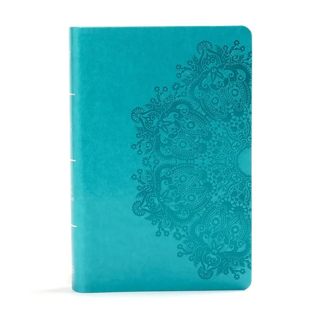KJV Large Print Personal Size Reference Bible, Teal Leathertouch (Hardcover) | Walmart (US)