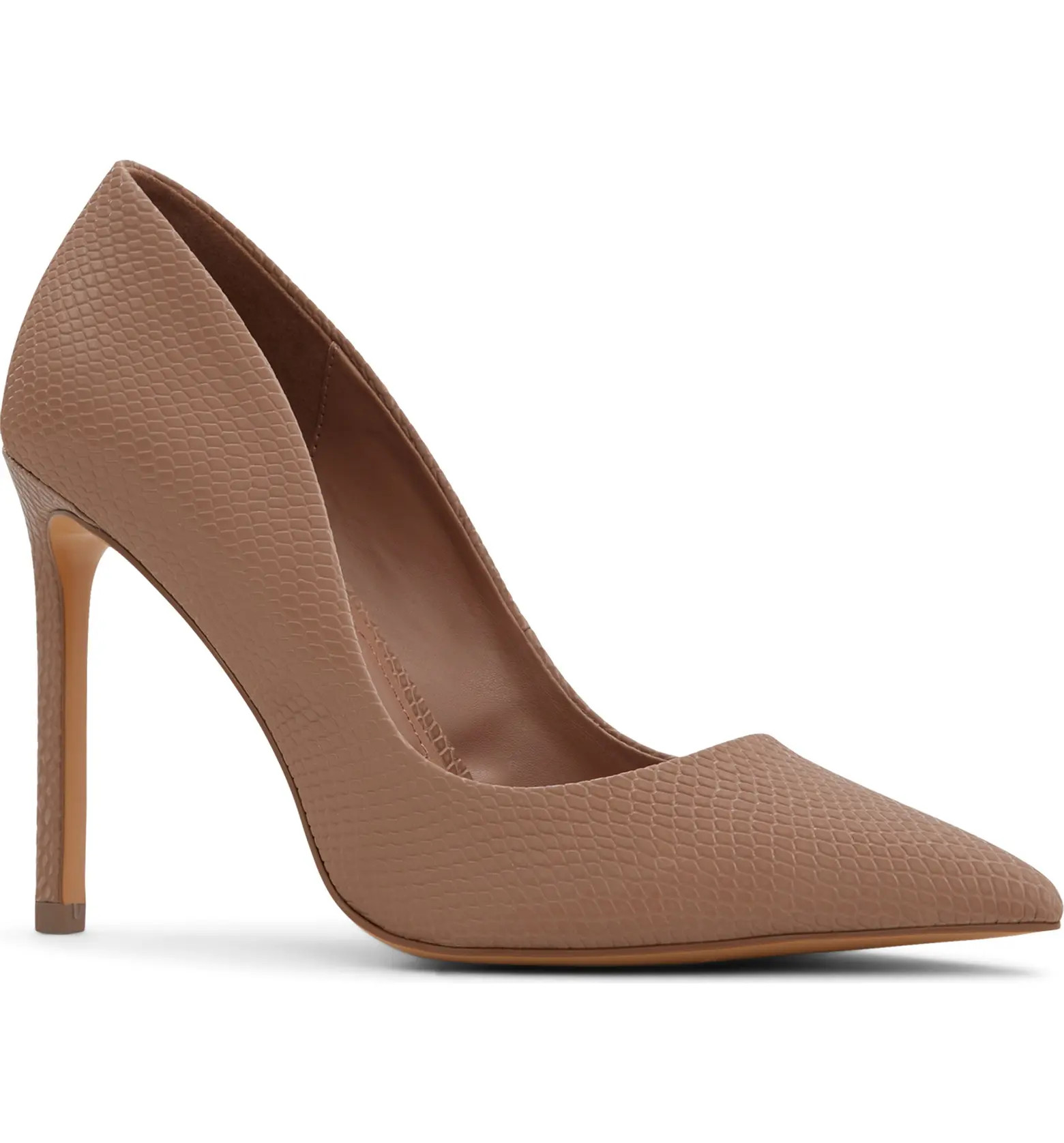 Lala Snakeskin Embossed Pointed Toe Pump (Women) | Nordstrom