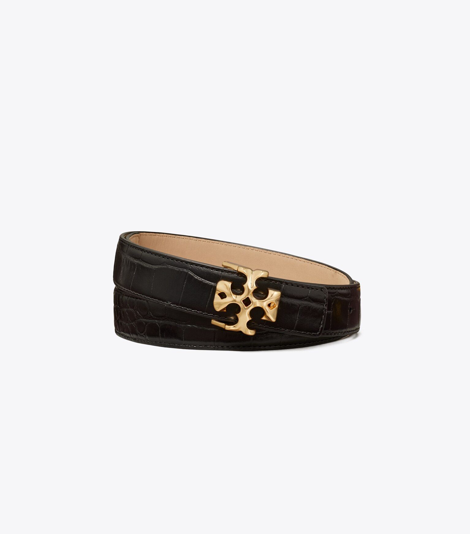 1" Kira Embossed Logo Belt | Tory Burch (US)