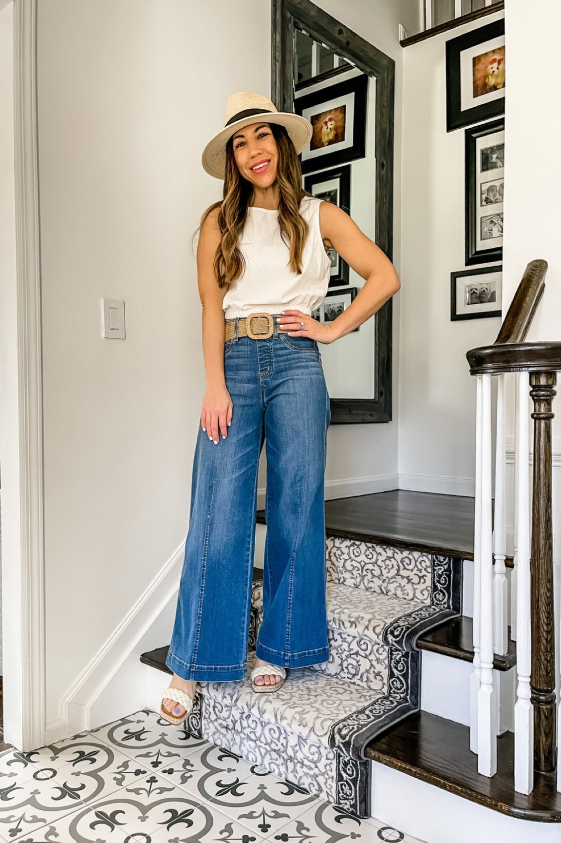 Comment LINKS316 and I’ll dm you links to shop these pieces. 

NEW SPANX DENIM LAUNCH! The ultimate flares now with a front seam. They are even better than the original flare denim in my opinion! Stretch denim, pull on style, belt loops and come in lengths! Available in blue and white. Code TAMMYXSPANX for 10% off @spanx. 

Ways to shop: 
1. Comment LINKS316
2. Link in bio (shop my LTK)
3. Shop LTK app (search houseofleoblog)
4. Use this link 
5. Go to stories 

Spanx, spanx denim, flares, flare jeans, wide leg denim, petite style, petite jeans 

**wearing small petite 

#LTKstyletip #LTKsalealert
