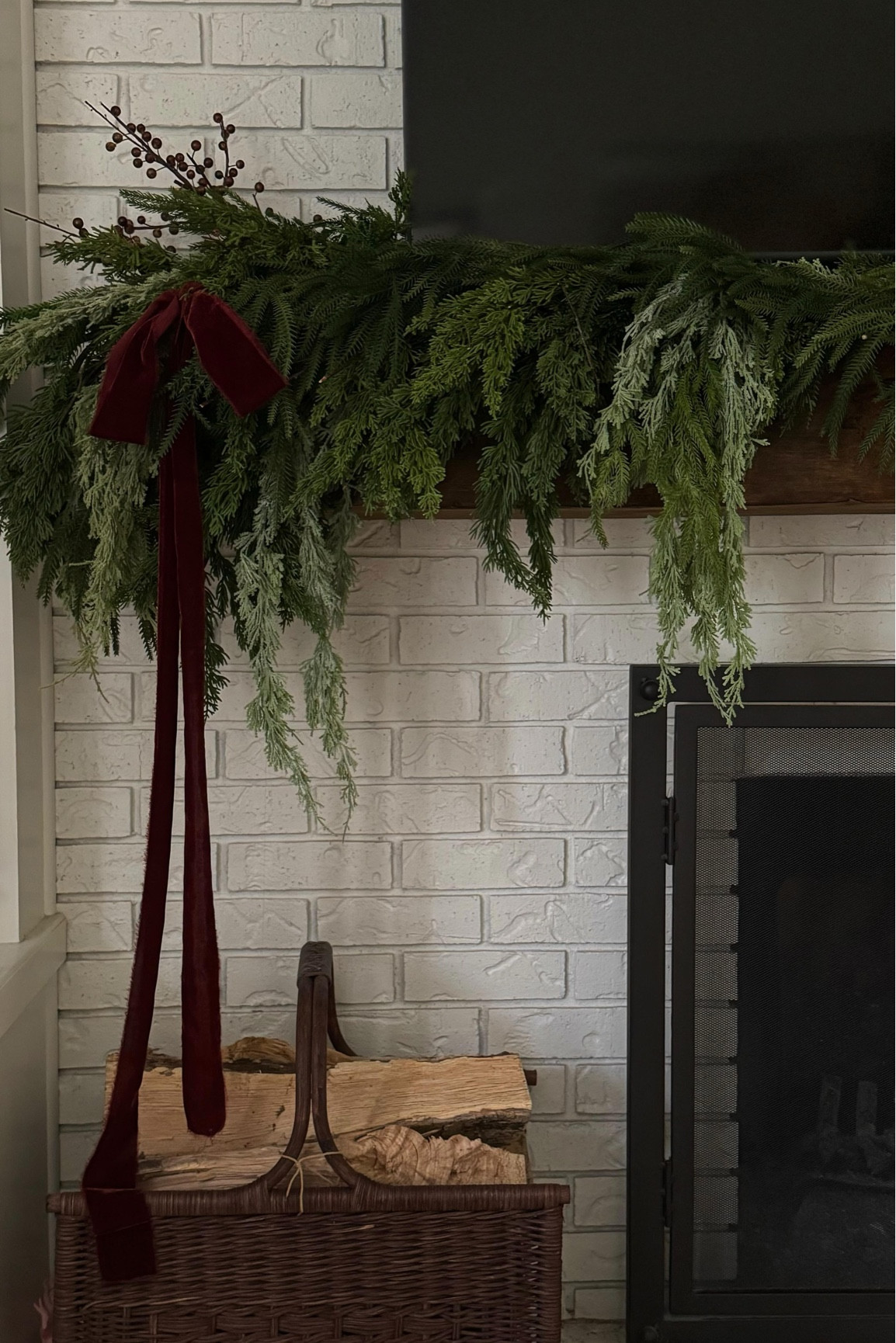 Mention CEDAR and I’ll send the details to these draping stems your way!

These helped achieve the exact effect I was going for on my mantle this year. I wanted individual pieces to drape down, but not a full garland swag. I wasn’t sure about the color when I initially opened them, but love how they mixed in with my darker garland. I think it looks much more natural because not all types of greenery are the exact same shade. #christmasmantle #christmasdecor #itstime #amazonfinds #amazonhome

#LTKHome #LTKHoliday #LTKSeasonal