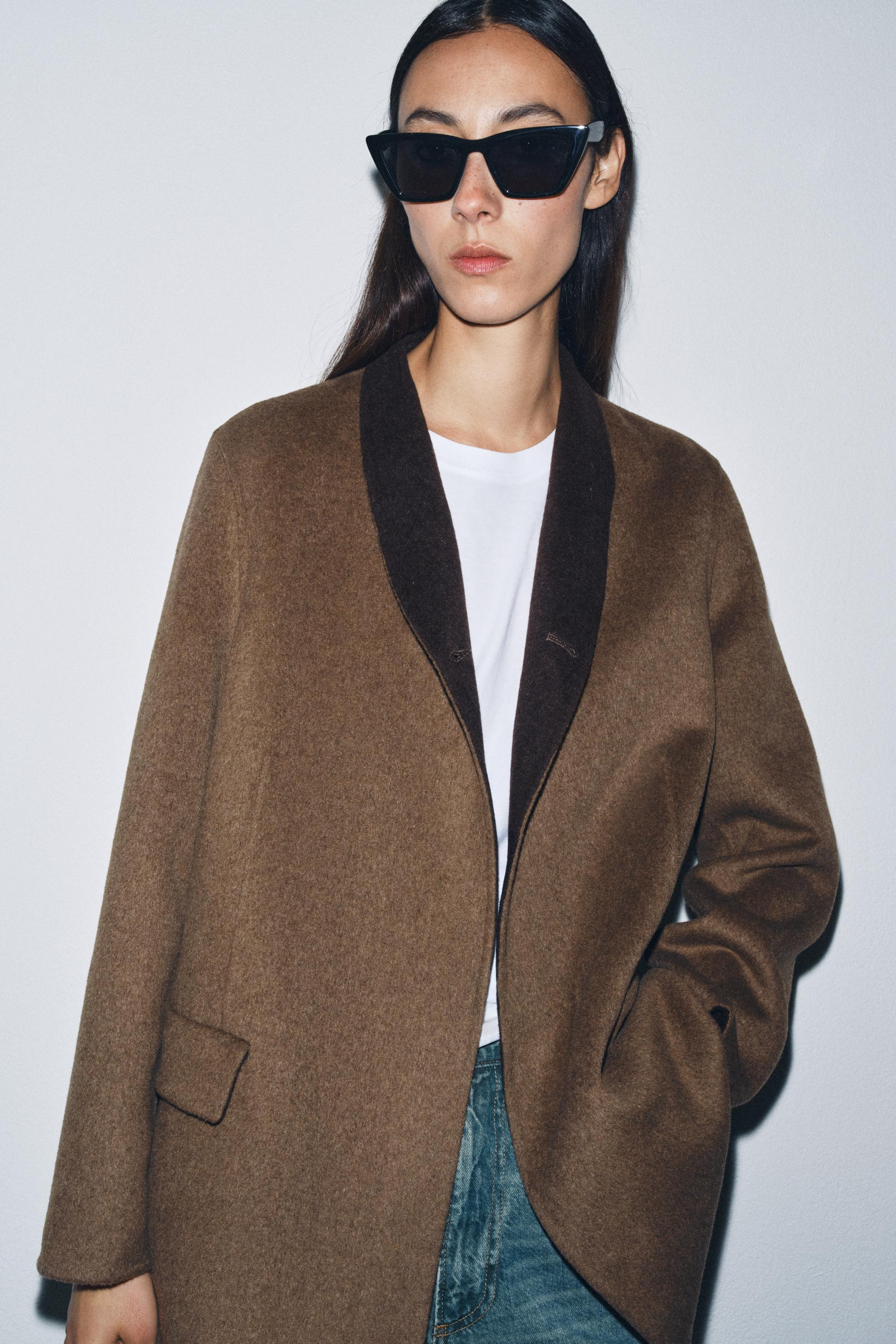 OVERSIZE WOOL BLEND BLAZER ZW COLLECTION | Zara AU